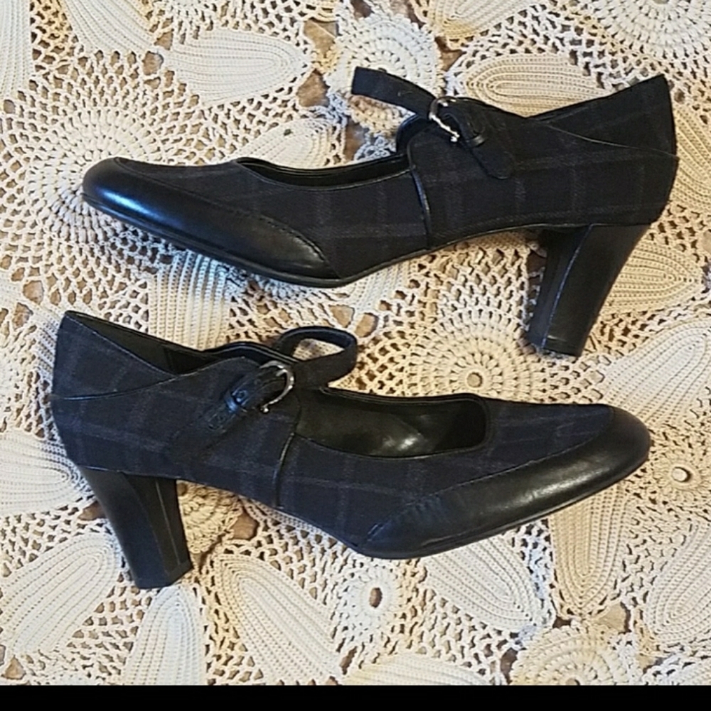 AIGNER new fabric Mary Jane pumps